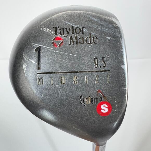 TaylorMade Midsize System 2 Driver 9.5 Degrees Dynamic Gold S300 True Temper - Picture 1 of 12